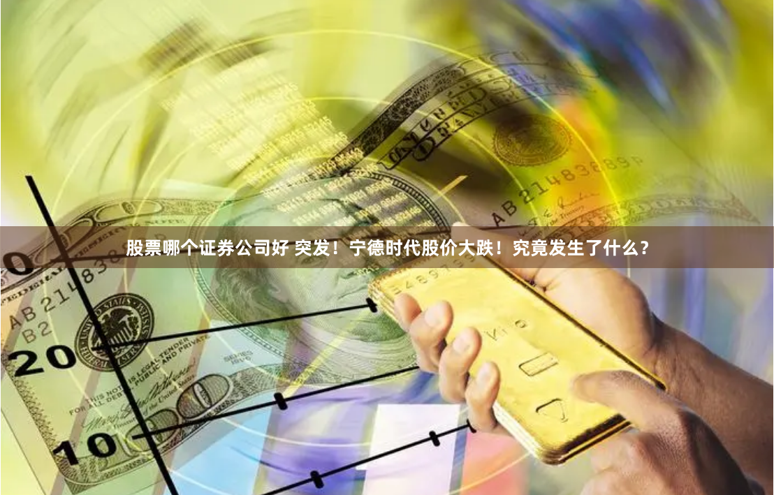 股票哪个证券公司好 突发！宁德时代股价大跌！究竟发生了什么？