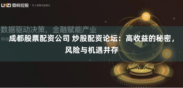 成都股票配资公司 炒股配资论坛：高收益的秘密，风险与机遇并存