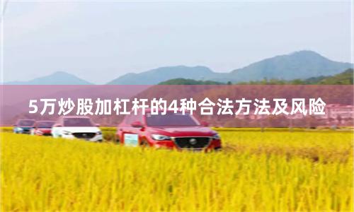 5万炒股加杠杆的4种合法方法及风险